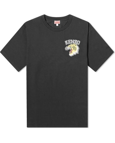 KENZO Tiger Varsity Classic T-Shirt - Black