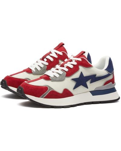 A Bathing Ape Roadsta Express Trainer - Red