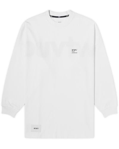 WTAPS 20 Long Sleeve Printed T-Shirt - White