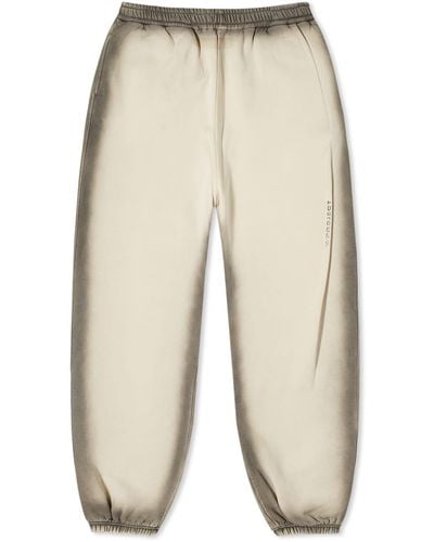 Y. Project Pinched Logo Joggers - Natural