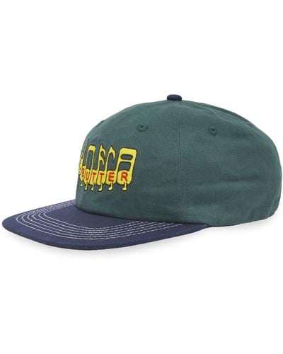 Butter Goods Caterpillar 6 Panel Cap - Green