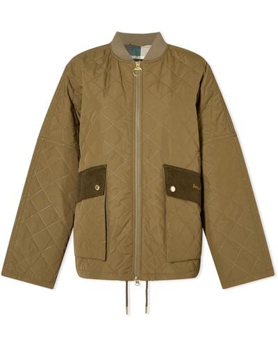 Barbour Bowhill Quilt - Green