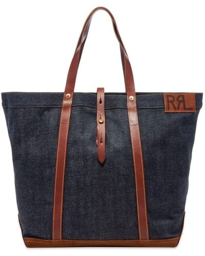 RRL Howard Tote Bag - Blue