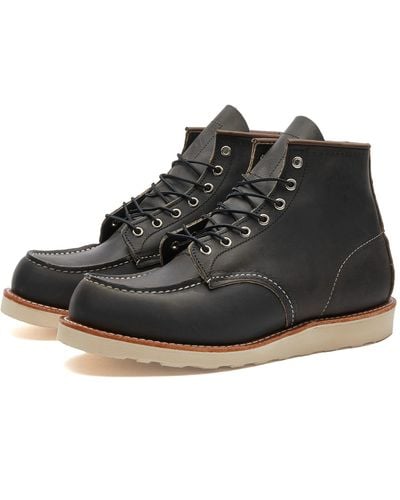 Red Wing Wing 8890 Heritage Work 6" Moc Toe Boot - Black