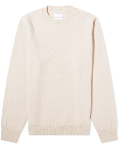 Norse Projects Sigfred Lambswool Crew Knit - White