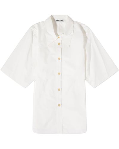 Low Classic Armhole Stitch Shirt - White
