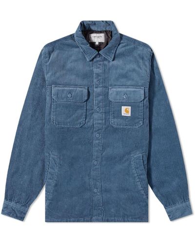 Carhartt Whitsome Corduroy Shirt Jacket - Blue