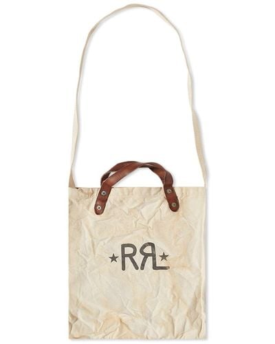 RRL Shoulder Strap Tote Bag - Natural