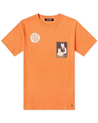 Raf Simons Join Us T-shirt - Orange