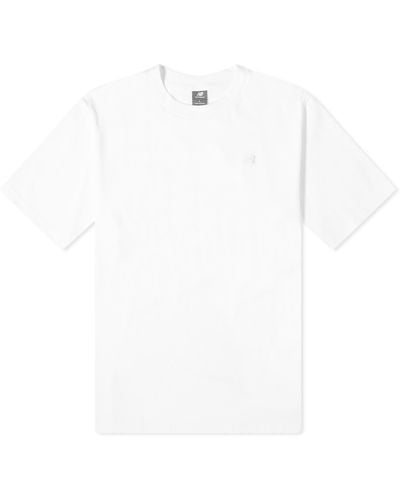 New Balance Nb Athletics Cotton T-Shirt - White