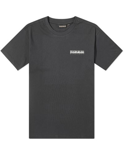 Napapijri Logo T-Shirt - Grey