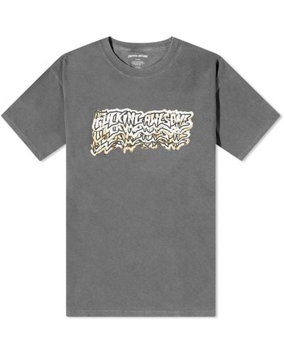 Fucking Awesome Burnt Stamp T-Shirt - Gray