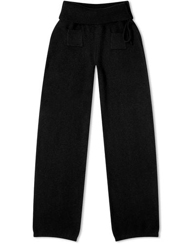 Peachy Den Bellatric Knit Trousers - Black