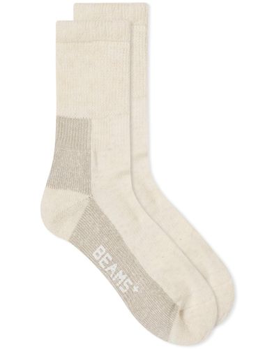 Beams Plus Outdoor Sock - White