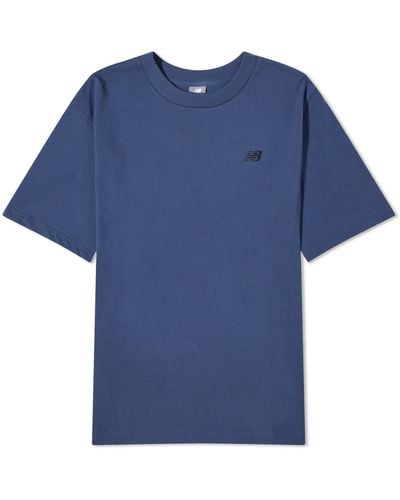 New Balance Nb Athletics Cotton T-shirt - Blue