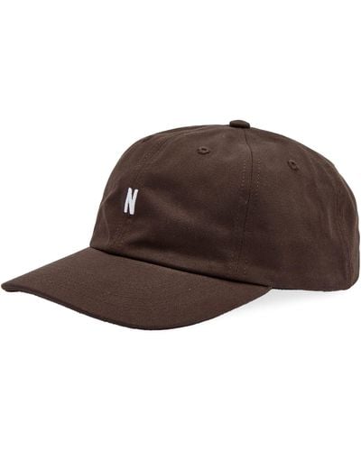 Norse Projects Twill Sports Cap - Brown