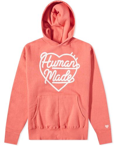 Human Made Heart Logo Hoodie in Black for Men