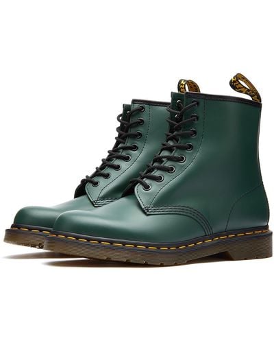 Dr. Martens 1460 Smooth Leather Green Boots - Multicolour