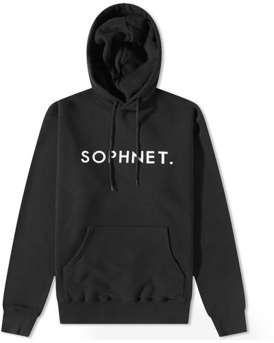 Sophnet Logo Popover Hoodie - Black