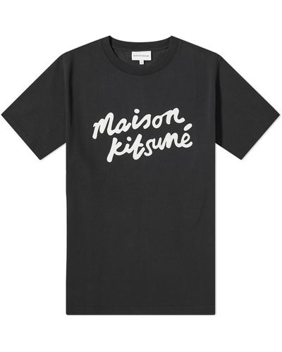 Maison Kitsuné Handwriting Comfort T-Shirt - Black