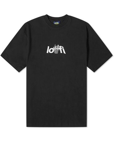 LO-FI Plant Logo T-shirt - Black