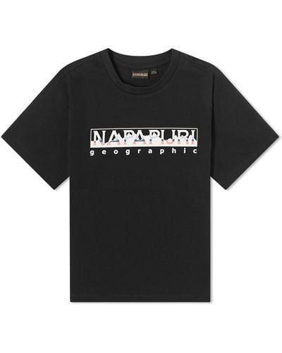Napapijri Rope Logo Baby T-Shirt - Black
