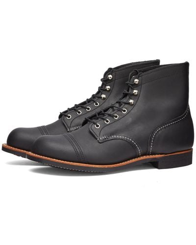 Red Wing Wing 8084 Heritage 6" Iron Ranger Boot - Black