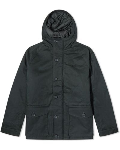 Fred Perry Short Snorkel Parka Jacket - Green