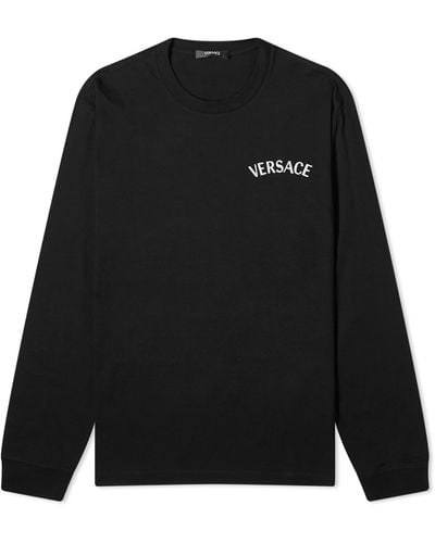 Versace Milano L/S T-Shirt - Black