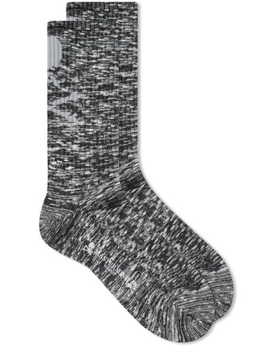 MASTERMIND WORLD Slubbed Sock - Gray