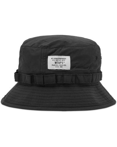 WTAPS 12 Ripstop Nylon Bucket Hat - Black