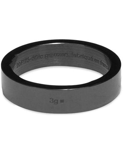 Le Gramme 3G Polished Ceramic Ring - Black