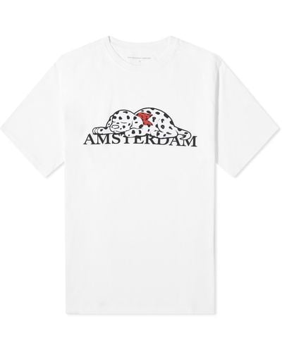 Pop Trading Co. Pup Amsterdam T-Shirt - White