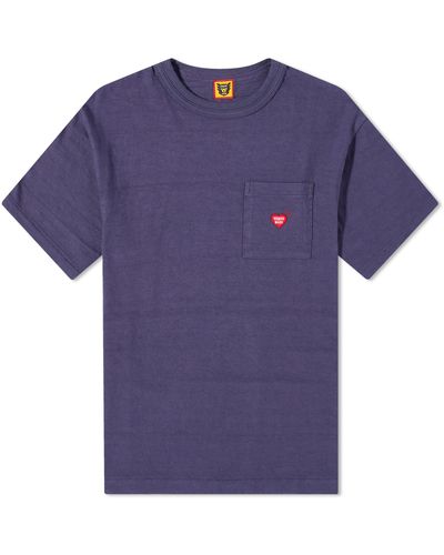 Human Made Heart Pocket T-Shirt - Blue