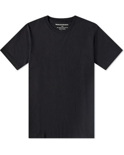 Maharishi Striking Point Back Print T-Shirt - Black