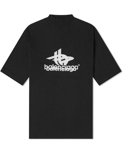 Balenciaga Logo T-Shirt - Black