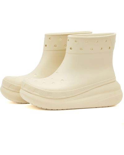 Crocs™ Classic 207946-2y2 Bone Waterproof Crush Rain Boots Size Us 13 Sm61 - Natural