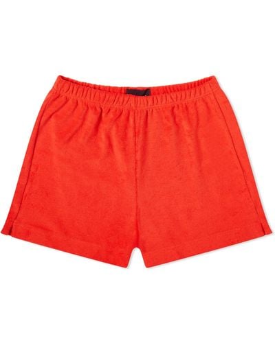Howlin' Howlin' Towelling Wonder Shorts - Red