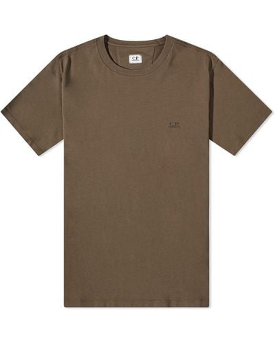 C.P. Company Small Logo T-Shirt - Brown