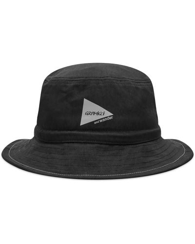 Gramicci X And Wander Bucket Hat - Black