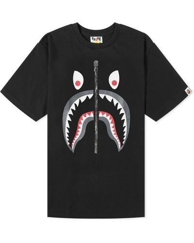 A Bathing Ape Mad Shark T-Shirt - Black
