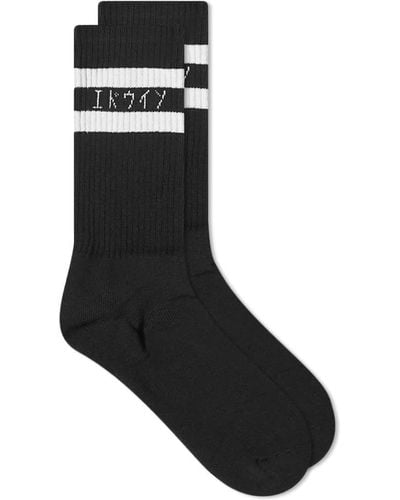 Edwin X Democratique Tube Socks - Black