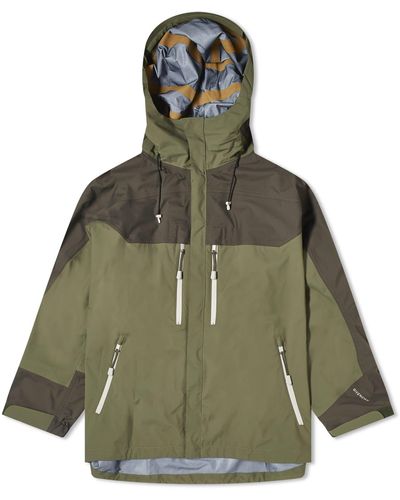 Givenchy Two Tone Shell Jacket - Green