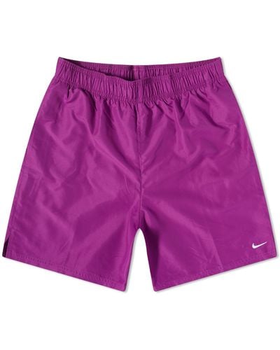Nike Swim Essential 7" Volley Shorts - Purple