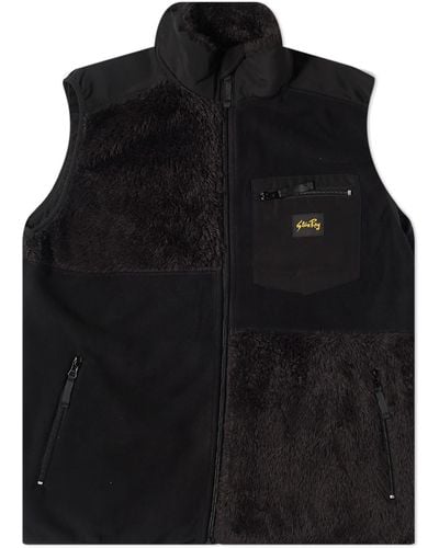 Stan Ray Patchwork Fleece Vest - Black