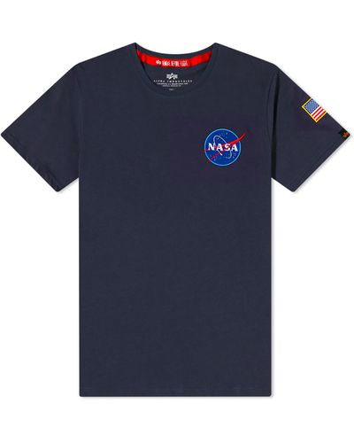 Alpha Industries Space Shuttle T-Shirt - Blue