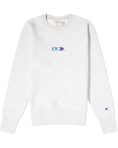 Champion End. X Crew Sweat - White