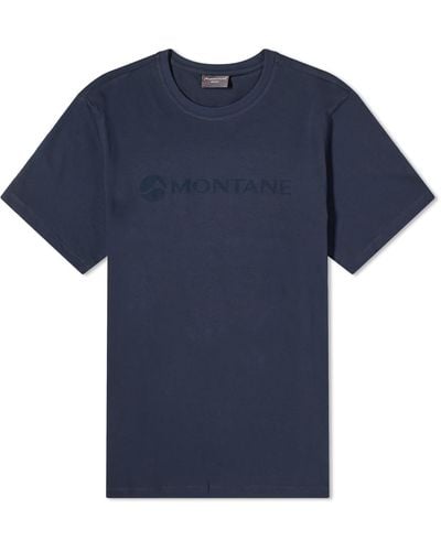 MONTANÉ Mono Logo T-Shirt - Blue