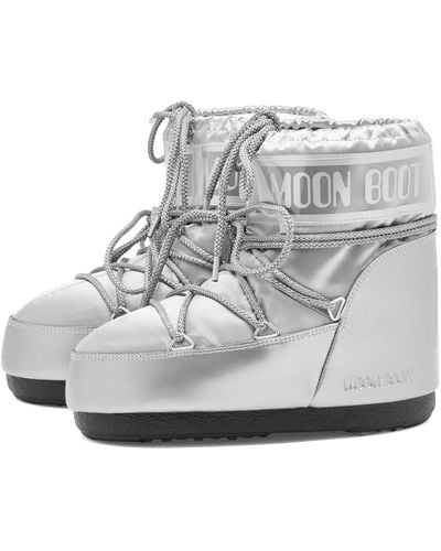 Moon Boot Icon Low Glance Boots - Metallic