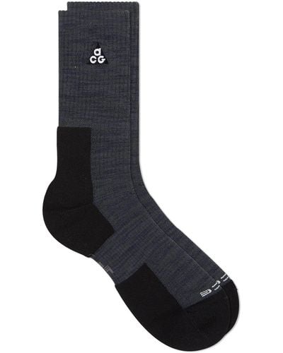 Nike Acg Cushioned Crew Sock - Black